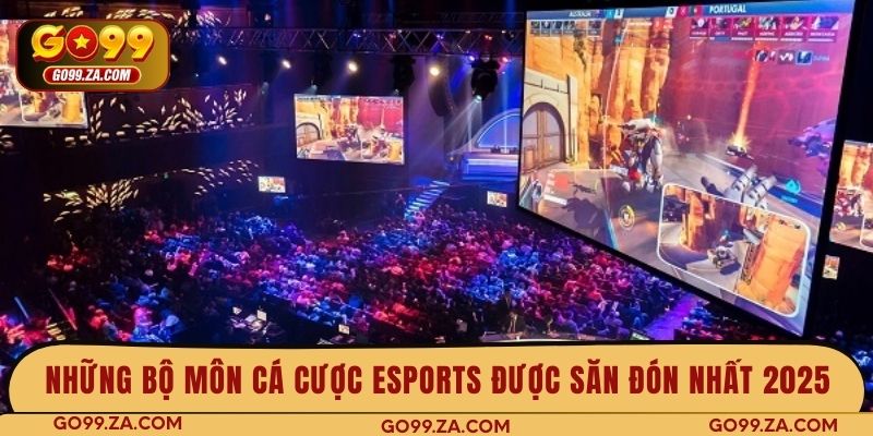 Những bộ môn cá cược Esports được săn đón nhất 2025